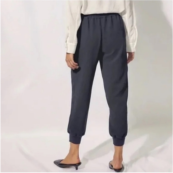Aritzia Navy Jogger Pants - Picture 2 of 9
